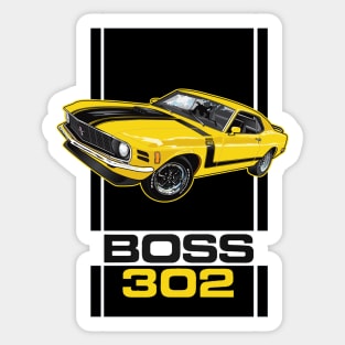 BOSS 302 Sticker